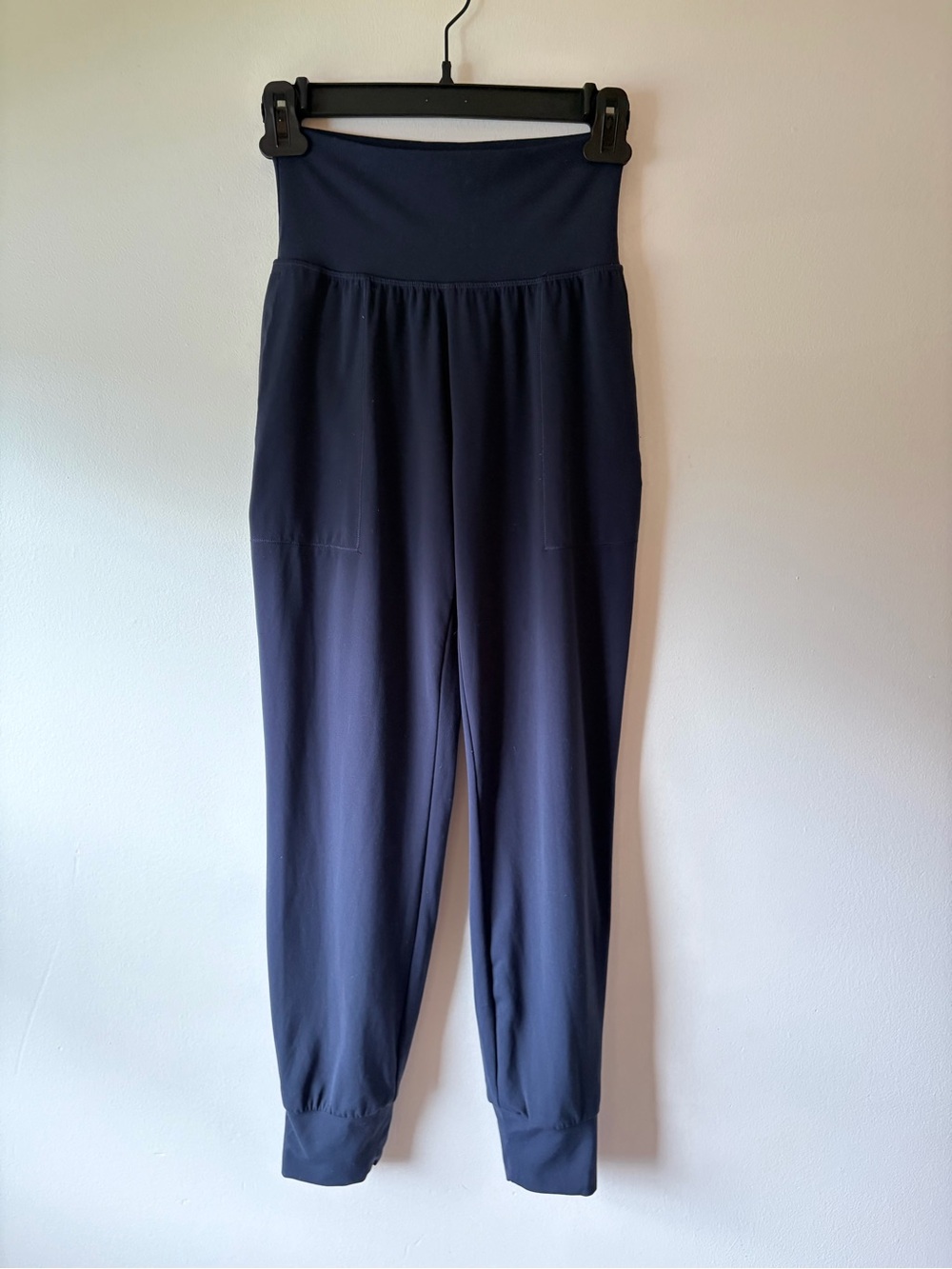 Athleta Navy High-Rise Jogger Pants